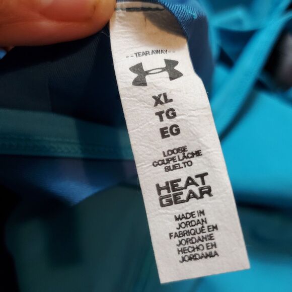 Tear Away Heat Gear Blue Loose Tank Top Size XL NWT Reg $45.00 - Picture 4 of 5